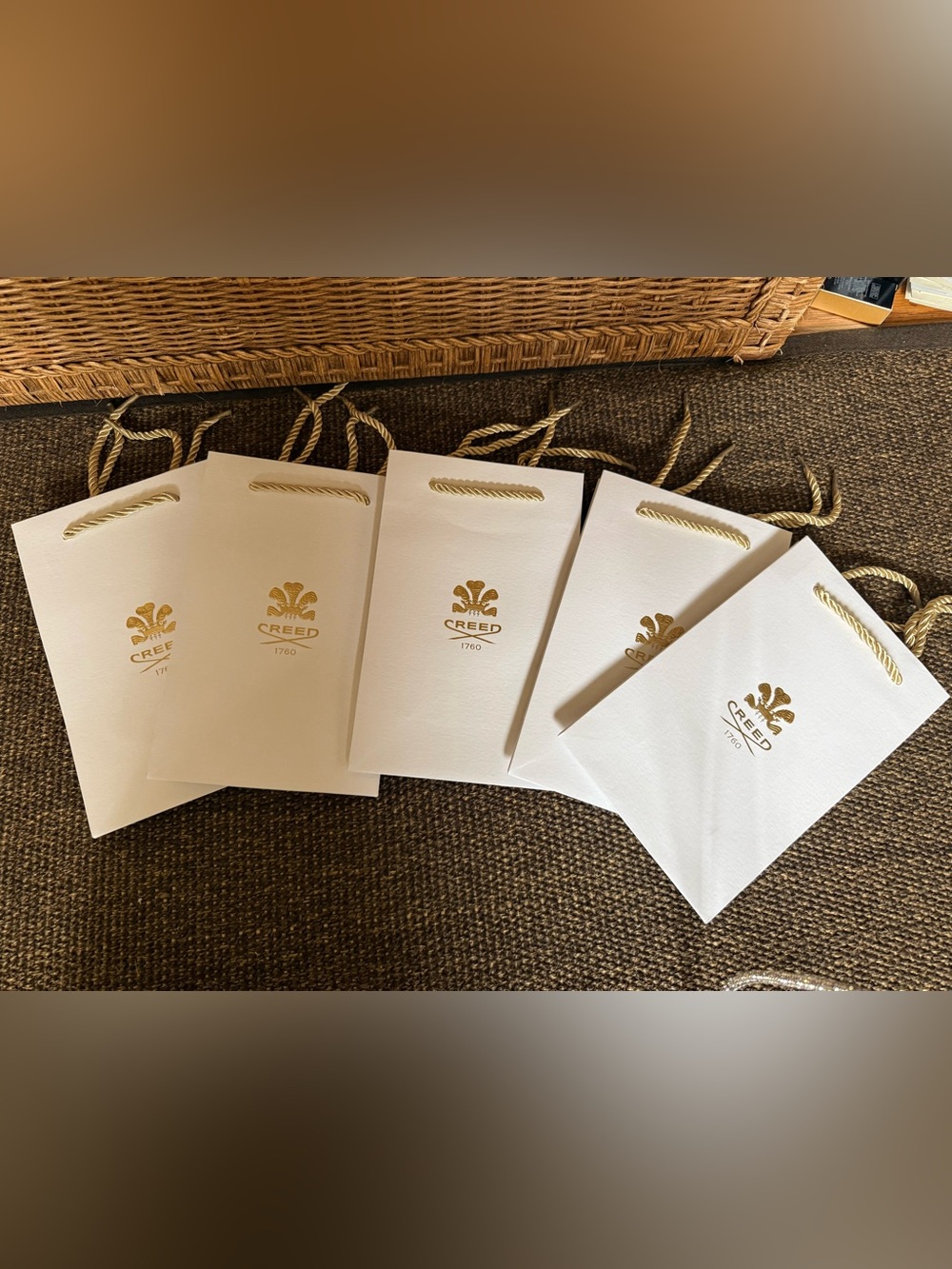 New CREED x5 shopping bags